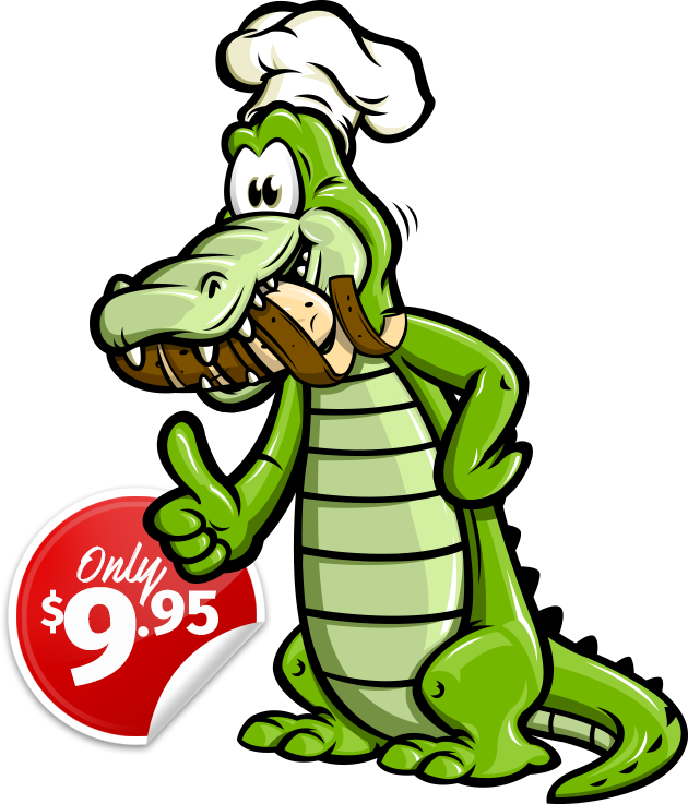 Tater Gator Clipart (630x737), Png Download