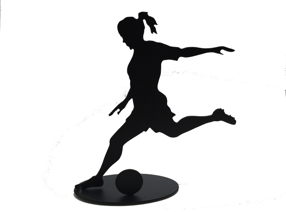 Anvil Female Soccer V=1480735217 - Silhouette Clipart (1000x750), Png Download