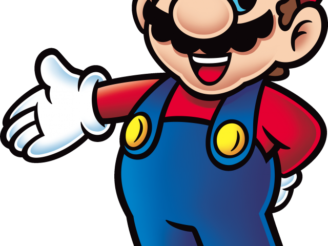 Mario Clipart File - Super Mario Coloring Print - Png Download (640x480), Png Download
