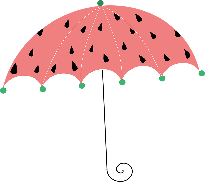 Umbrella Cute Clipart (813x720), Png Download