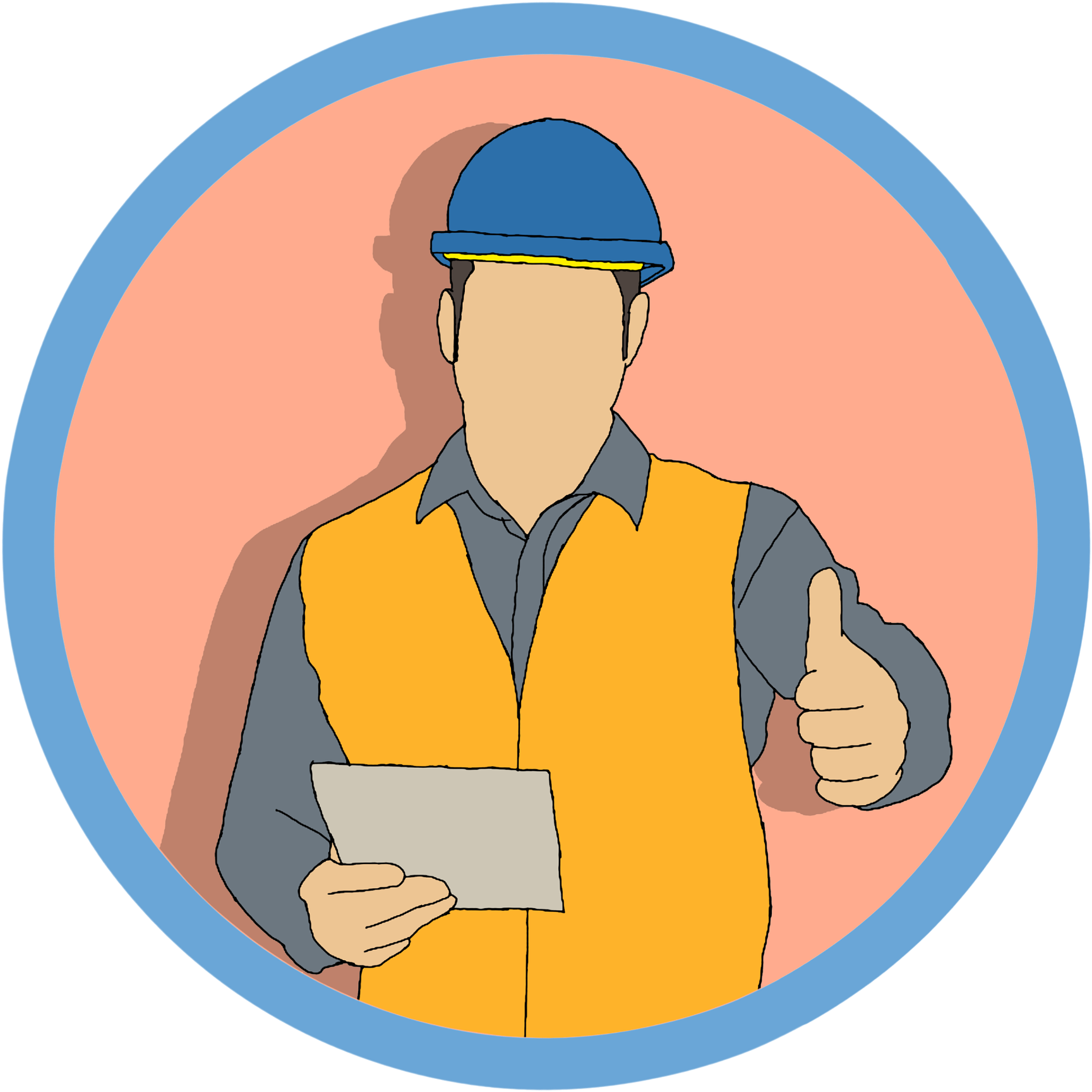 Cartoon Construction Workers 8, Buy Clip Art - Industrias De Construccion Png Transparent Png (720x720), Png Download