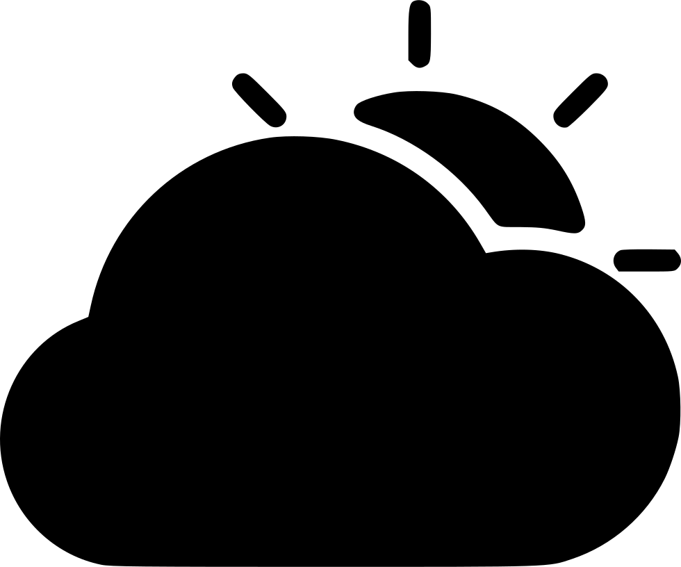 Cloudy Day Comments - Television Clipart (980x816), Png Download