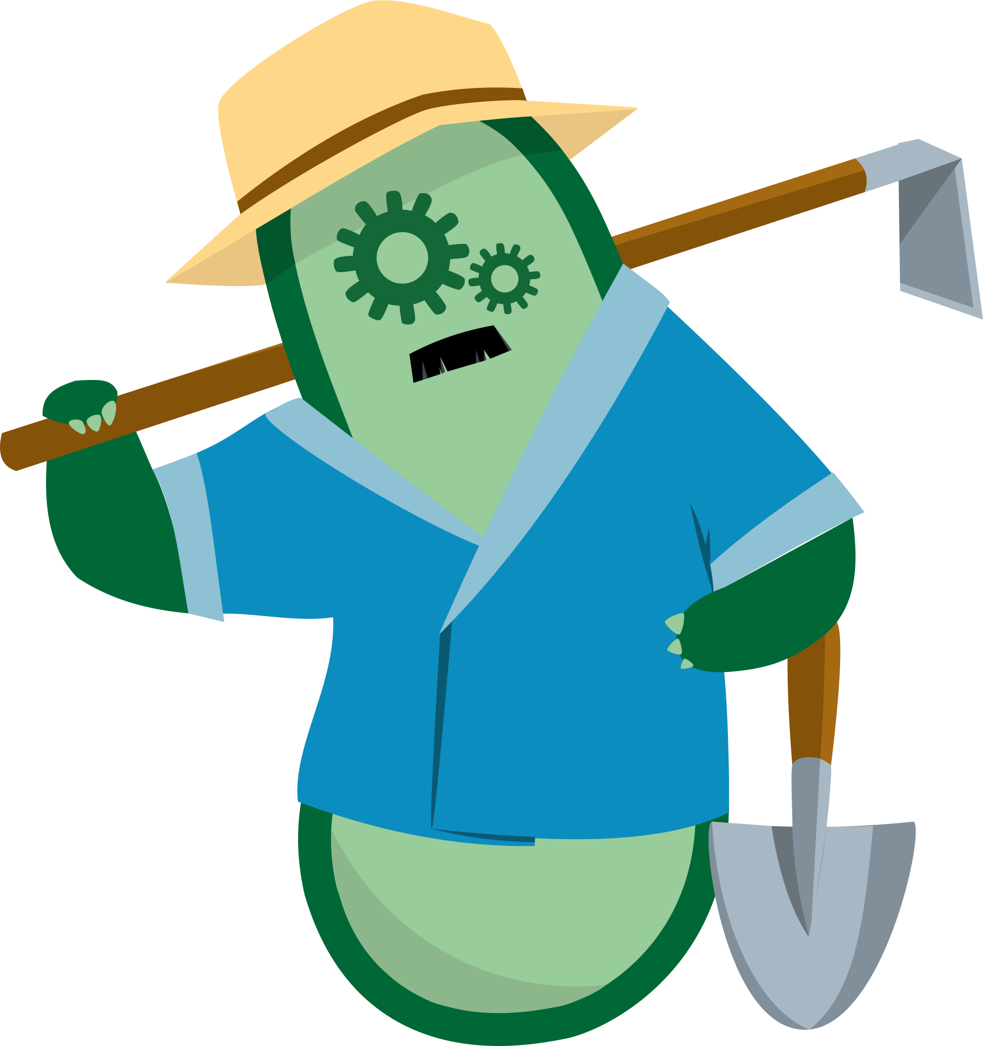 Warriors Can Attack The Enemy - Bacteria Clipart (1989x2117), Png Download