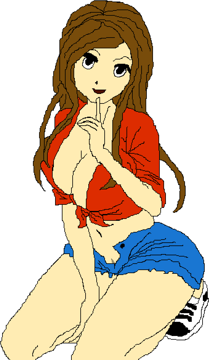 Hot Girl - Cartoon Clipart (1200x1200), Png Download