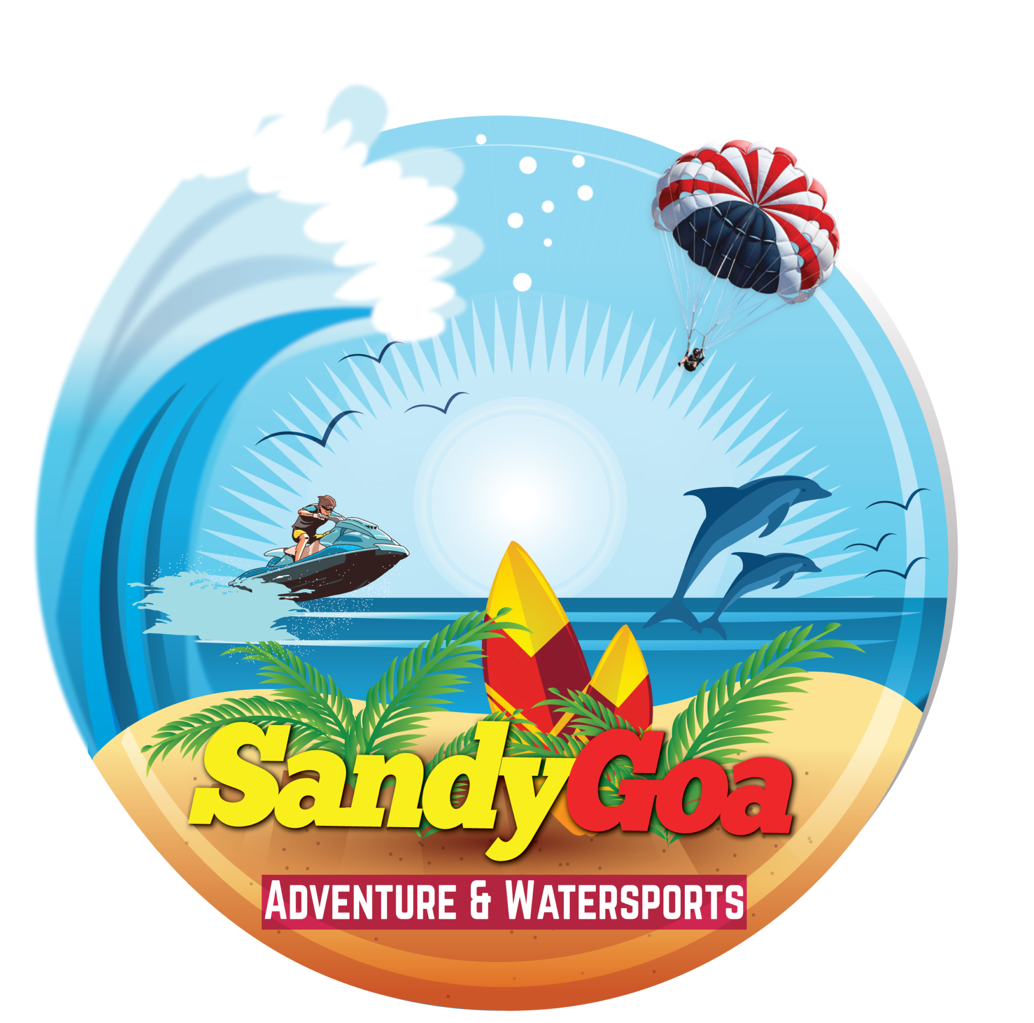 More Info - Sandygoa Travels Clipart (2048x2048), Png Download