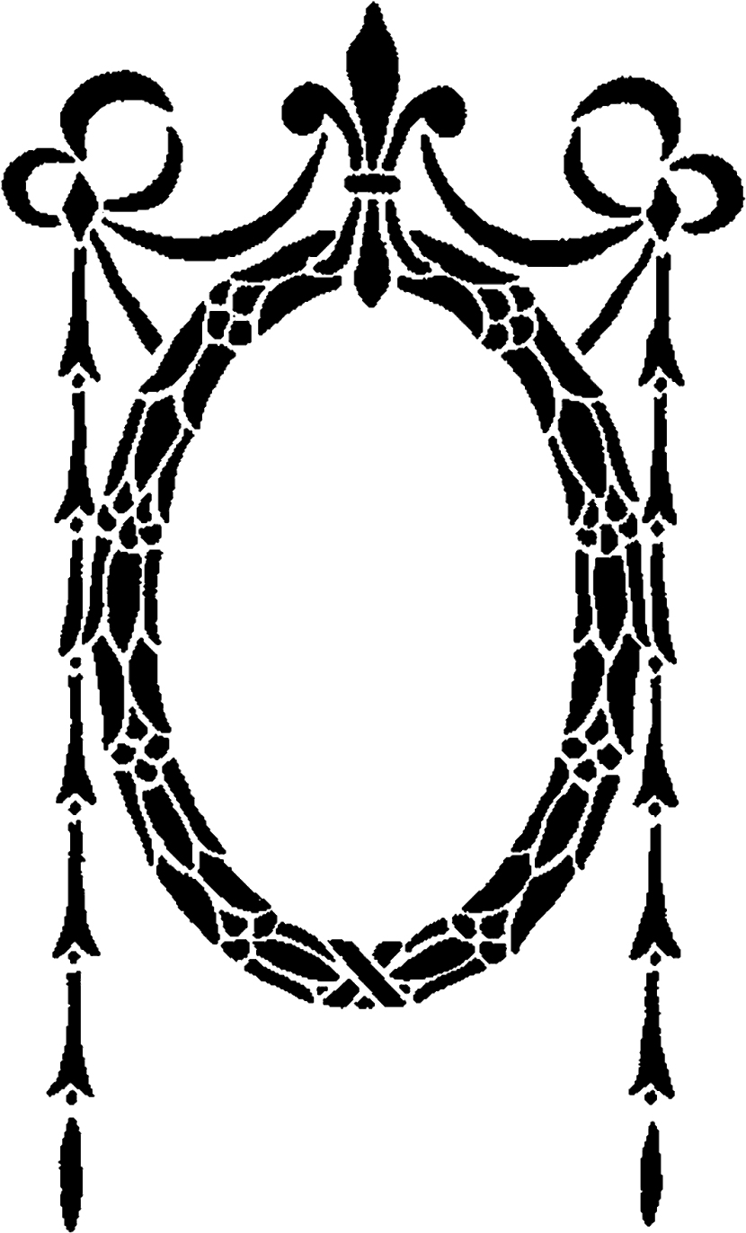 Decorative Frame Clip Art - Vintage Blank Frames Transparent Png (1095x1600), Png Download