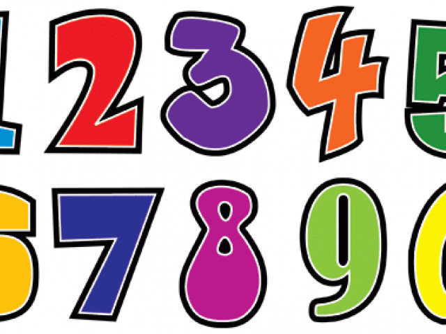 Numbers Clipart Eye - Numbers Clip Art - Png Download (640x480), Png Download