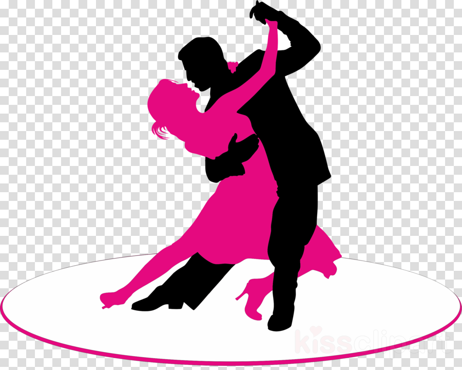 Ballroom Dancing Silhouette Clipart Ballroom Dance - Dancing Man And Woman - Png Download (900x720), Png Download