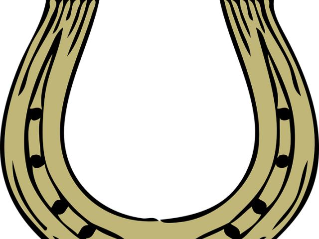 Luck Clipart Horse Shoe - Horseshoe Clip Art - Png Download (640x480), Png Download