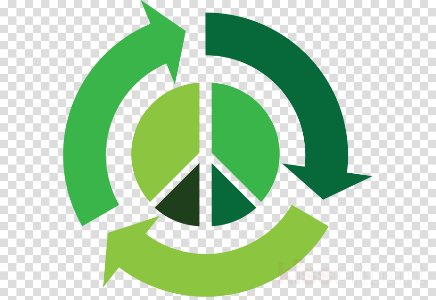 Recycle Peace Symbol Clipart Recycling Symbol Clip - Chatbox Png Transparent Png (900x620), Png Download