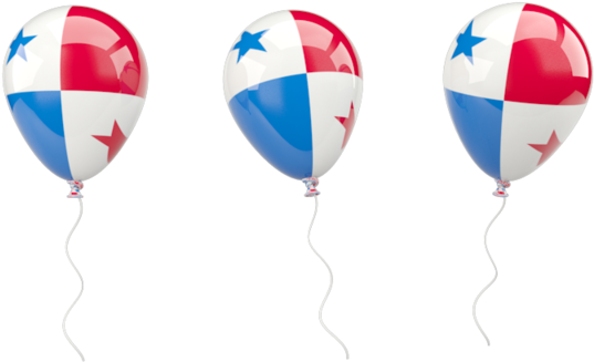 Panama Flag Png Transparent Images - Air Balloons Panama Png Clipart (640x480), Png Download