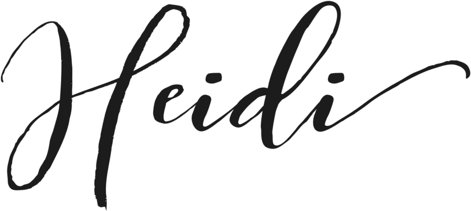 Heidi Dean - Name Heidi In Calligraphy Clipart (1024x450), Png Download