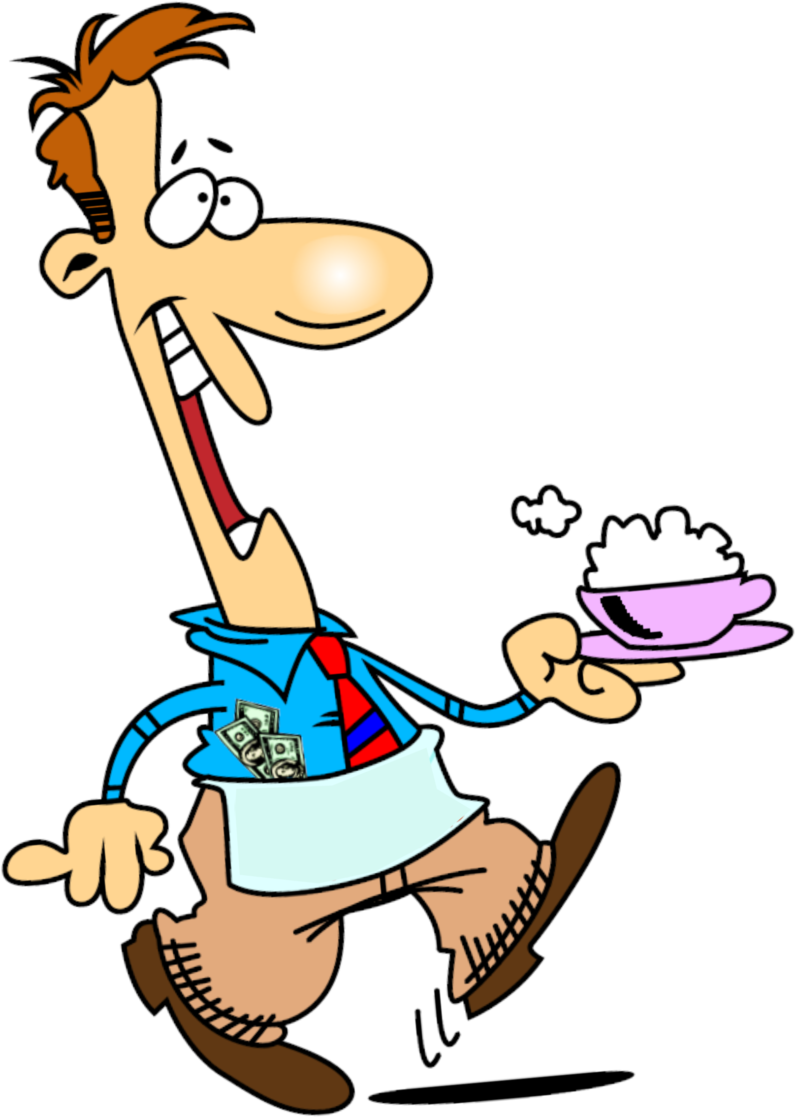 Dawson County Family Connection's Annual Celebrity - Cartoon Waiter Clipart (2134x2658), Png Download