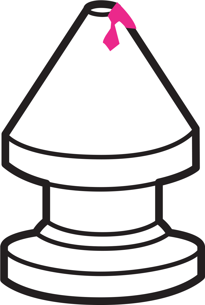 Detection Break In Stud For Application On Fabrics - Silver Clipart (1600x1600), Png Download