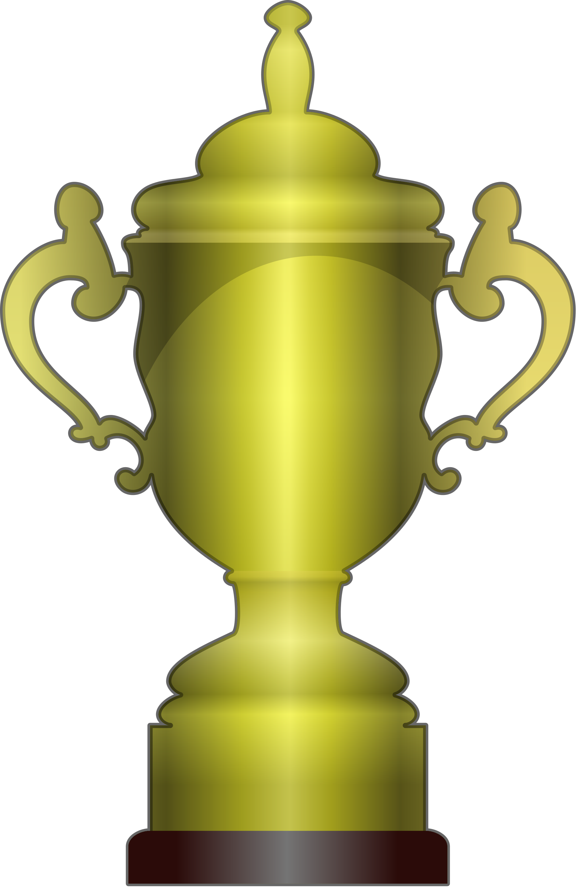 World Cup Rugby Trophy Clipart (2000x3077), Png Download