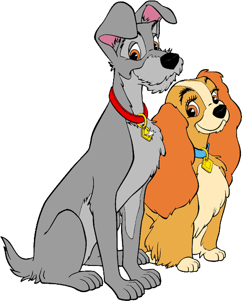 Tramp Clipart Clipart Panda Free Clipart Images Disney - Disney Lady And The Tramp Clipart - Png Download (500x615), Png Download