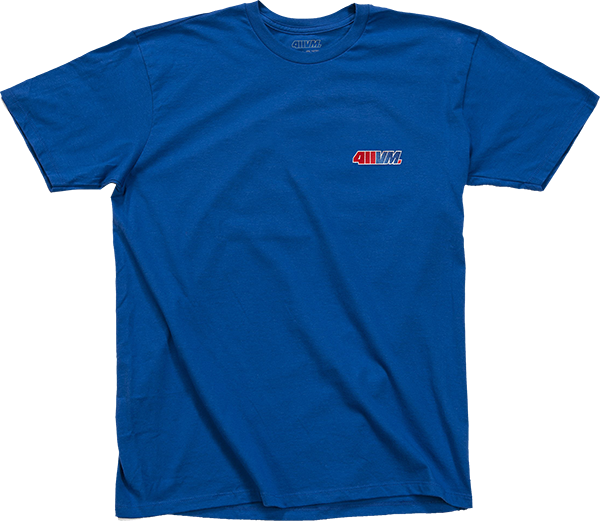 Transworld 411vm Embroidered Ss M-blue - Blue Clipart (600x521), Png Download