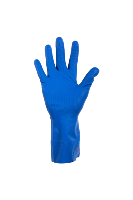 Comfort Glove, Rubber, M, Blue - Medical Glove Clipart (640x640), Png Download