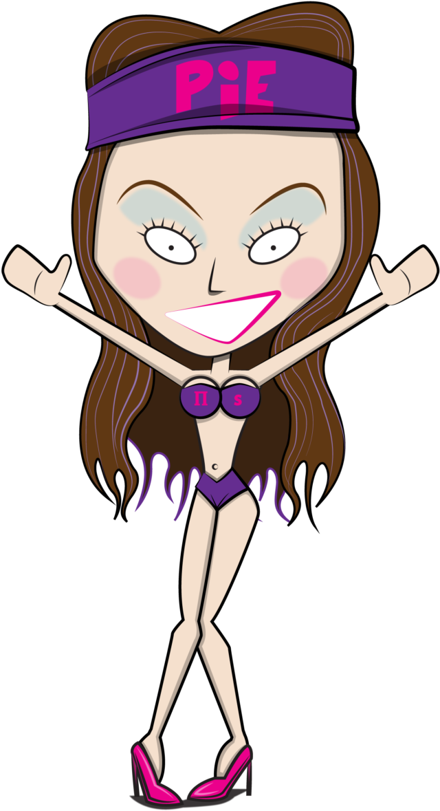 Pie Sisters - Cartoon Clipart (768x1275), Png Download