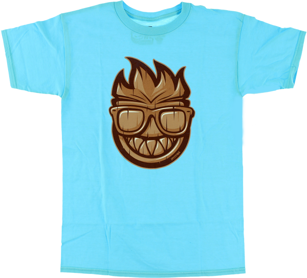 Sf Tiki Pac Ss M-blue - Spitfire Clipart (600x544), Png Download