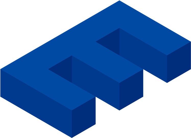 The E Dark-blue - Blue Clipart (1000x1000), Png Download