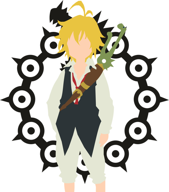 Seven Deadly Sins Meliodas - Nanatsu No Taizai Marca Do Meliodas Clipart (572x650), Png Download
