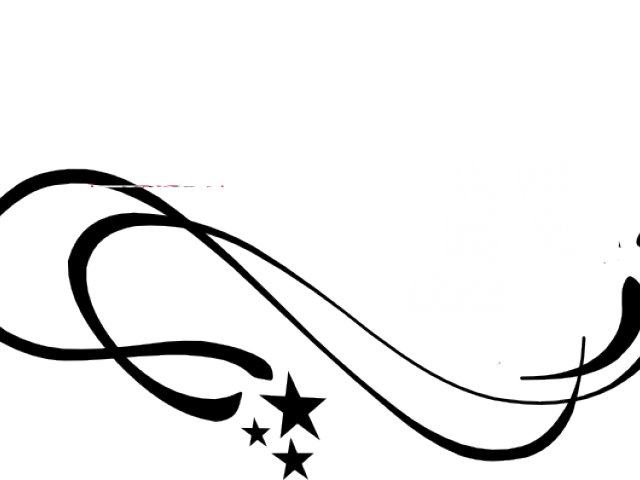 Star Clipart Swirl - Lines, Vines And Trying Times - Png Download (640x480), Png Download