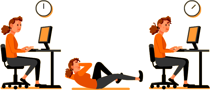 Exercising Clipart Chair Exercise - Exercise - Png Download (750x500), Png Download
