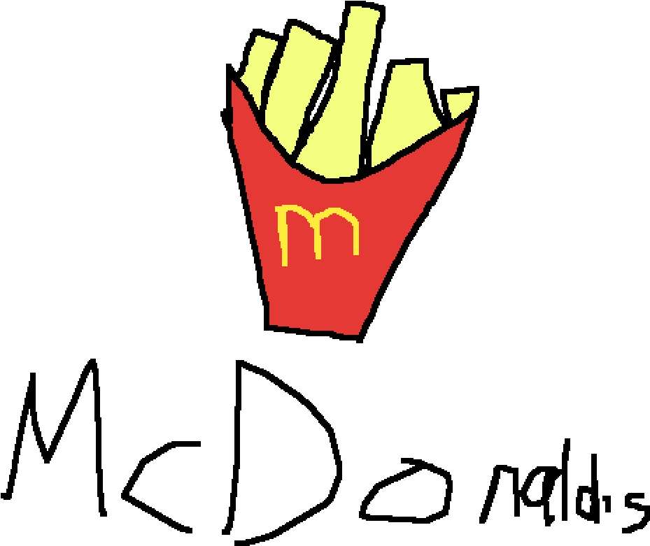 Mcdonald's - French Fries Clipart (1000x1000), Png Download