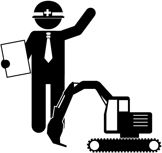 Civil Engineering & Construction Management Engineer - Engineering And Construction Icon Clipart (640x640), Png Download