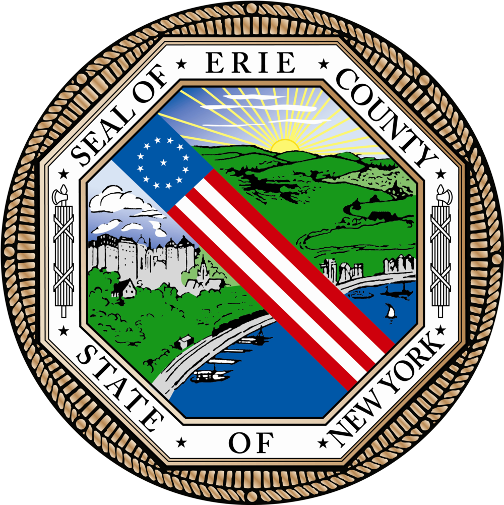 Erie County Seal Only Png - Erie County Logo Clipart (1000x1001), Png Download