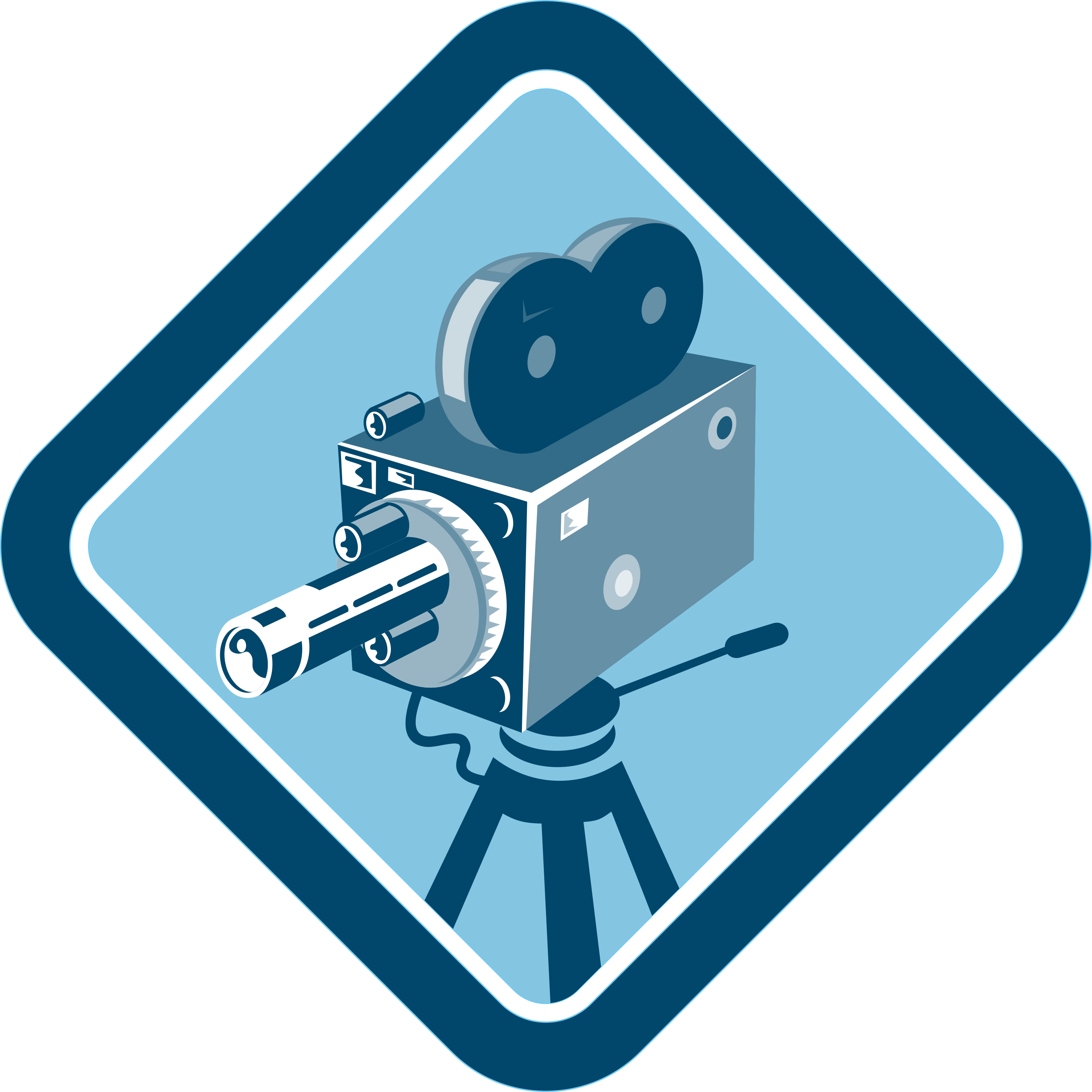 The Wright State University Film Program Announces - Vintage Video Movie Camera Retro Shower Curtain Clipart (3000x3000), Png Download