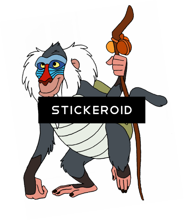 Rafiki Cartoons Disney King Lion The - Lion Clipart (619x742), Png Download