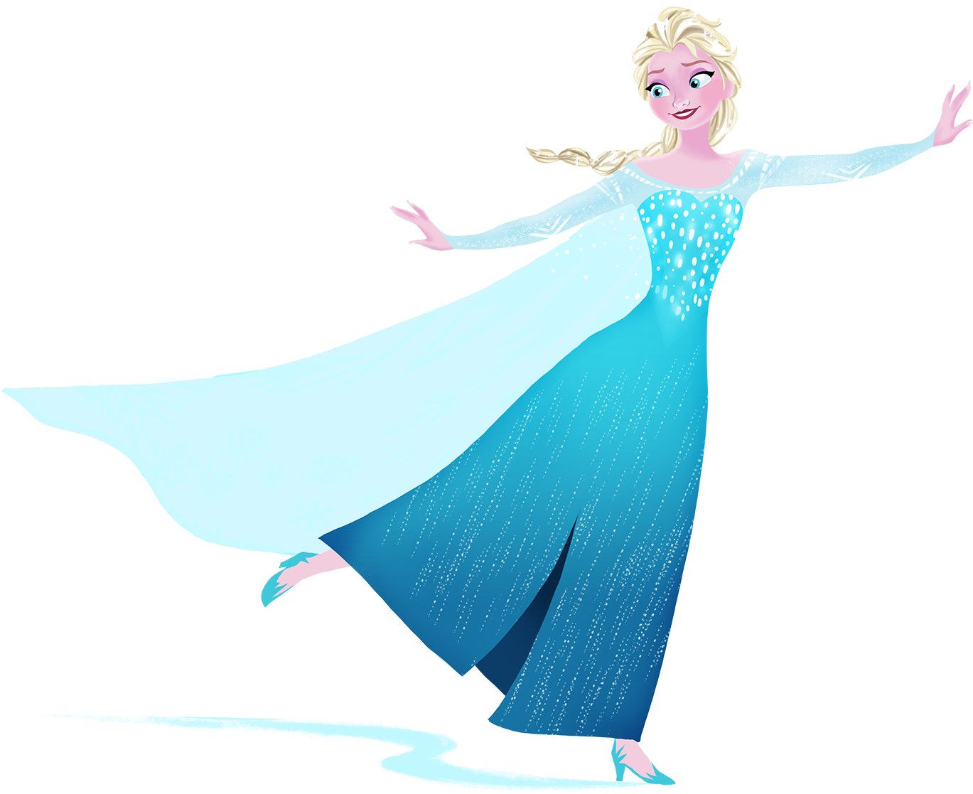 Frozen Clipart (1369x1117), Png Download