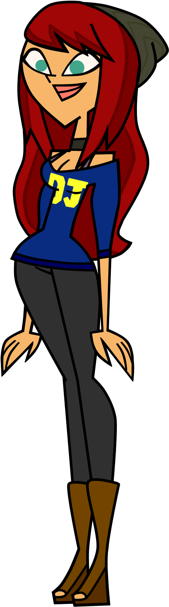 Alexis - Total Drama Oc Female Clipart (757x2059), Png Download