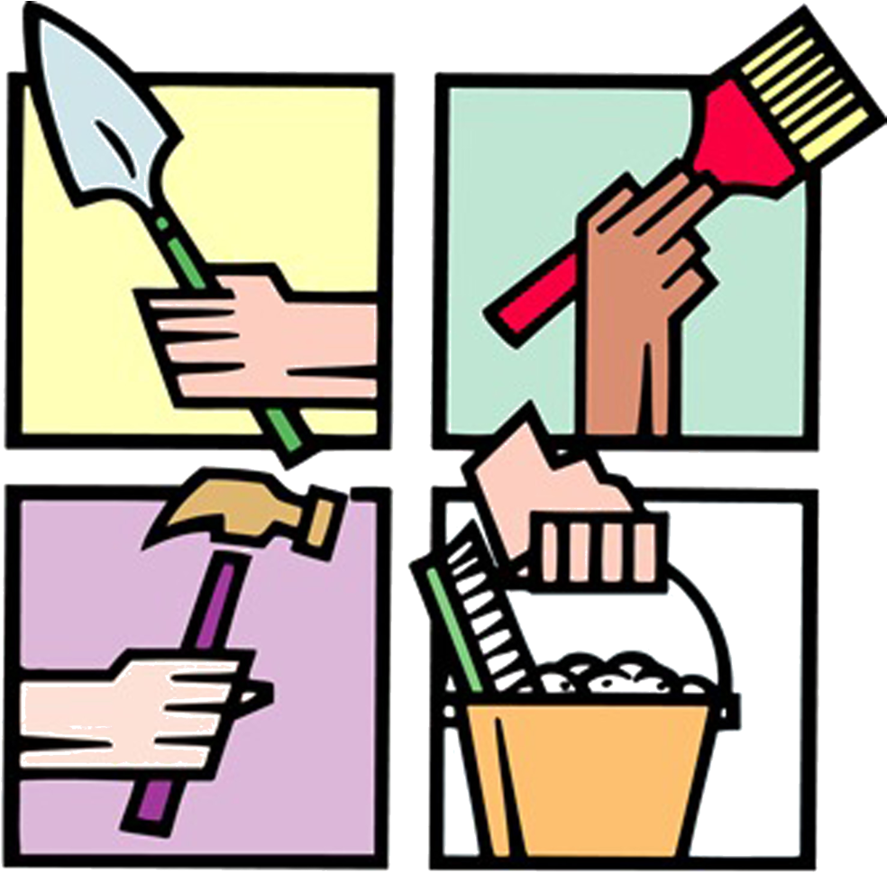 Building And Grounds St Michael S Episcopal Church - Church Work Day Clipart - Png Download (1000x981), Png Download