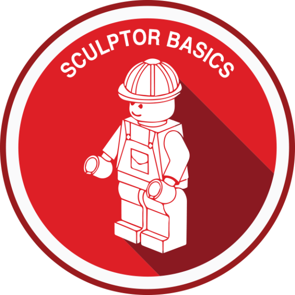 Sculpting - Lego Coloring Pages Clipart (600x600), Png Download