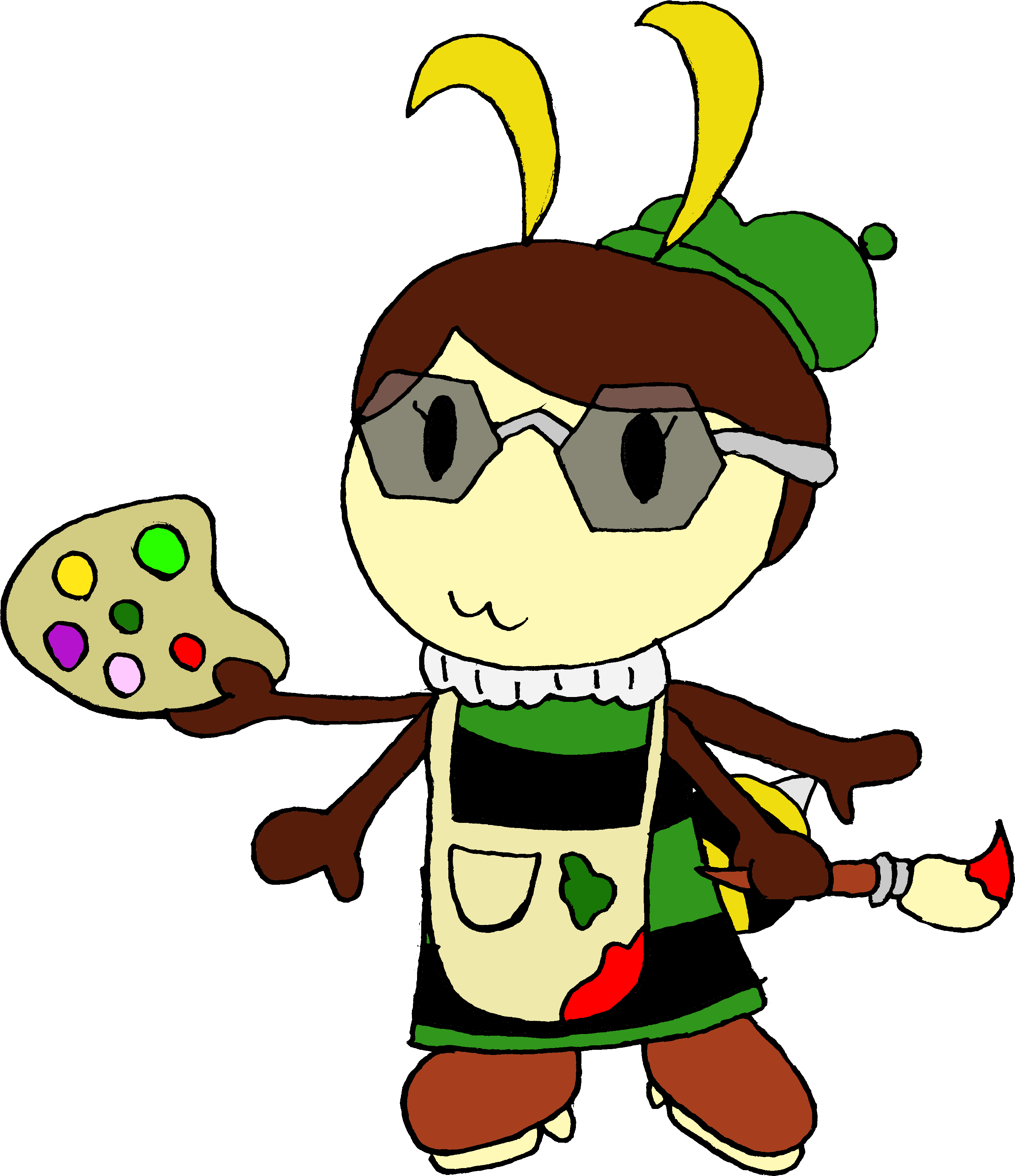 Beatrice - Cartoon Clipart (2988x3498), Png Download