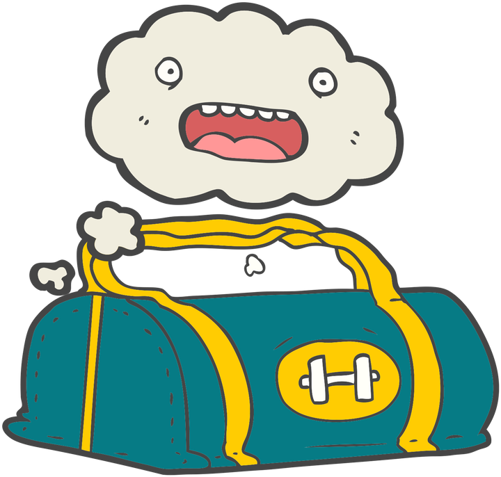 Why Can't Your Bag Be On The Floor - Cartoon Clipart (800x800), Png Download