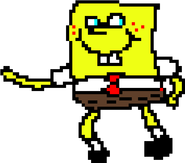 Dumb Spongebob - Art Clipart (850x620), Png Download