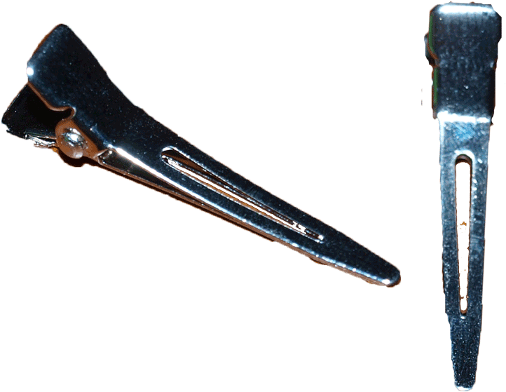 Graphic Bow Clip Single Prong - Barrette - Png Download (800x633), Png Download