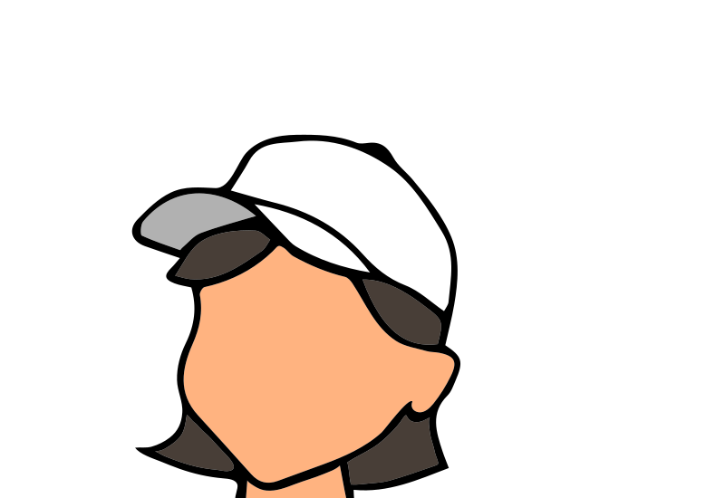 Wikiproject Scouting Uniform Template Female Baseball - Uniform Clipart (800x550), Png Download