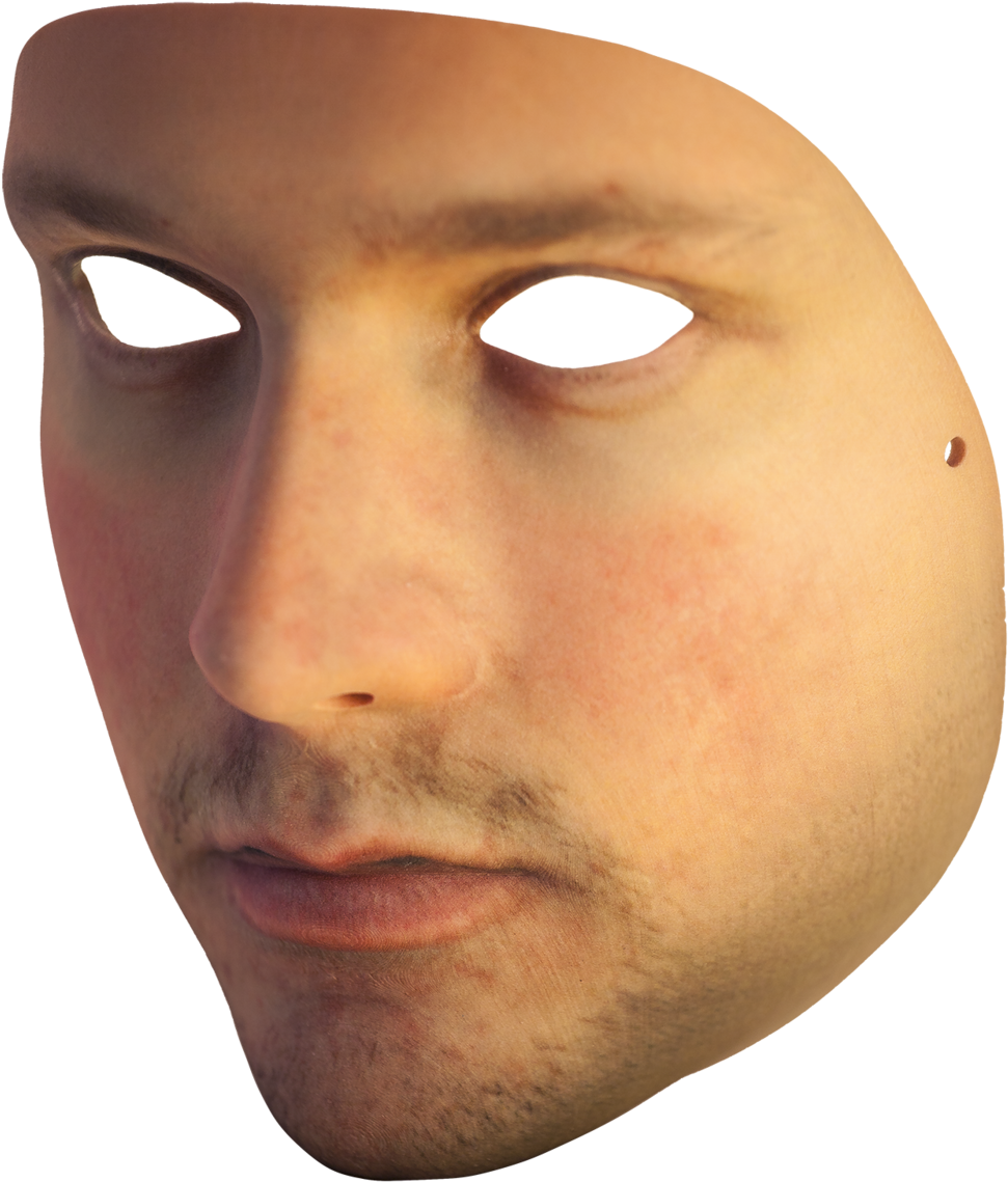 Download Mask Transparent Background - Mask Of A Face Clipart (#1579198