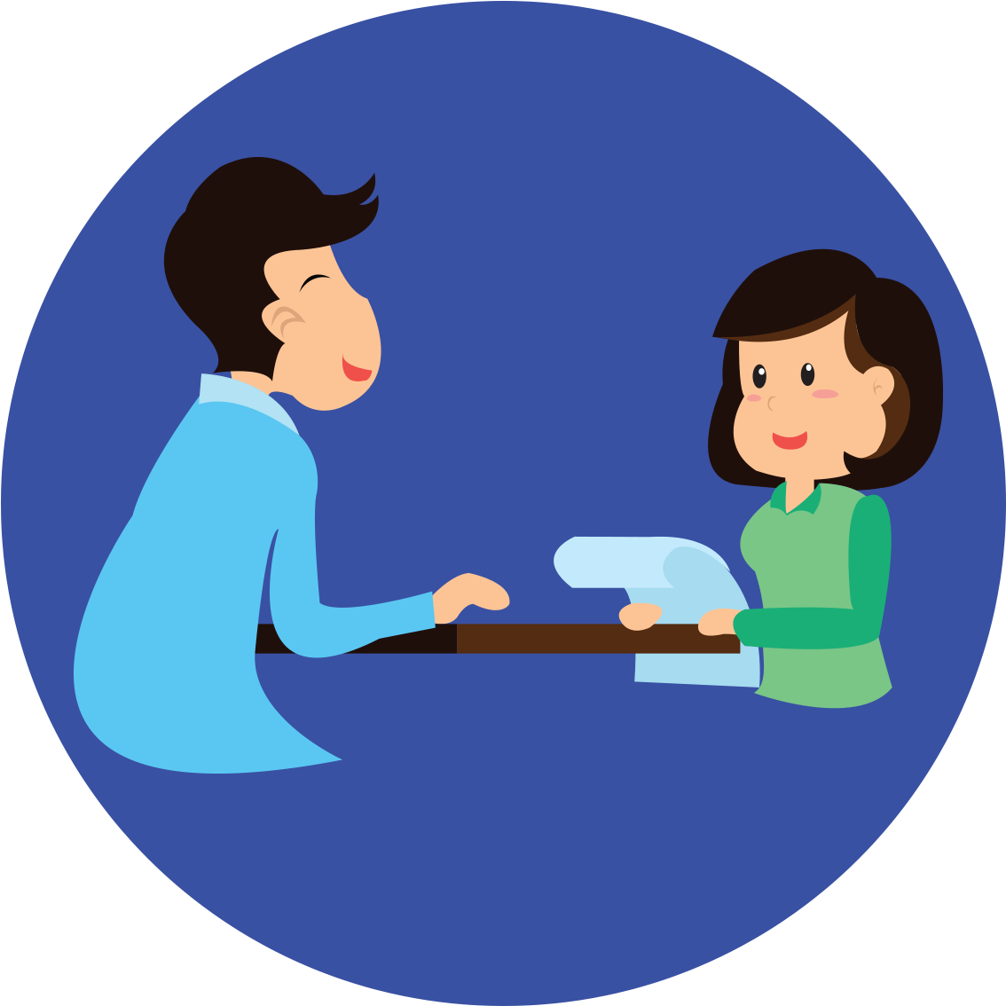 Process To Become 24 Angels Home Care Professional - Cartoon Clipart (1181x1181), Png Download