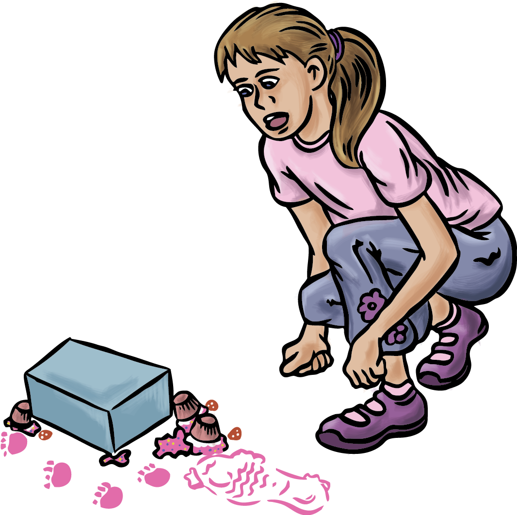 When She Went Downstairs, She Headed Into The Kitchen - Cartoon Clipart (1165x1080), Png Download