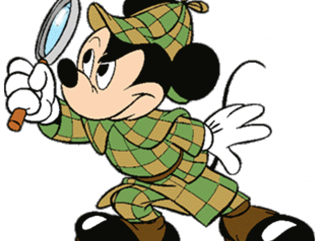 Number Clipart Detective - Mickey Mouse - Png Download (640x480), Png Download
