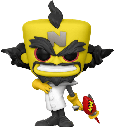 Dr Neo Cortex - Crash Bandicoot Neo Cortex Pop! Vinyl Figure Clipart (709x709), Png Download