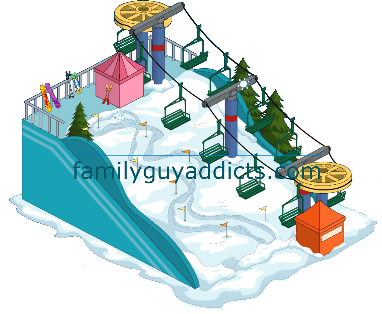 Bunny Hill Clipart (1243x1049), Png Download