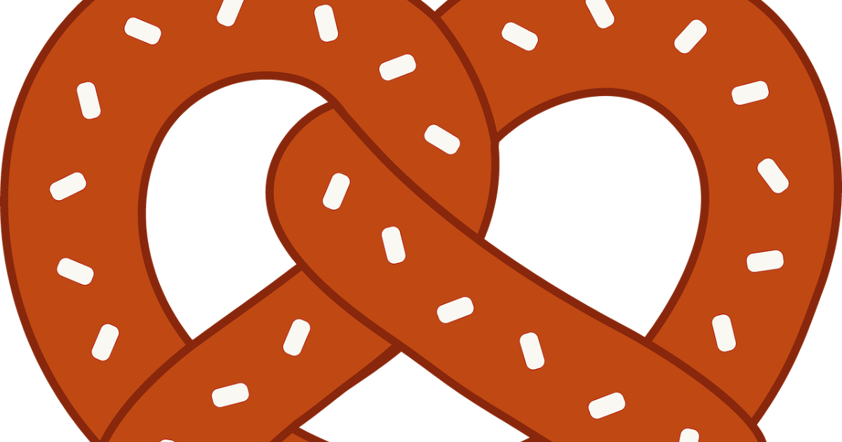 Clipart Pretzel - Png Download (1200x630), Png Download