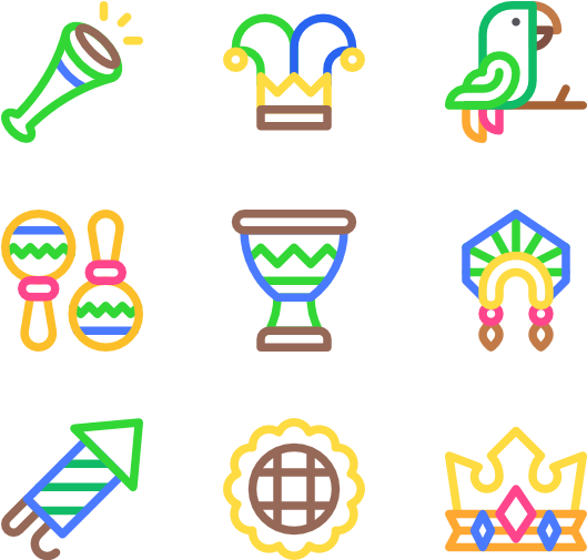 Brazilian Carnival - Carnival Clipart (600x564), Png Download